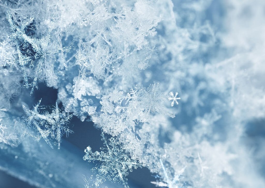 Frosty snow flakes healing frequencies