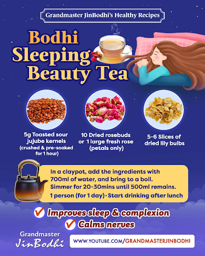 Bodhi helath tea recipe for sleep problems