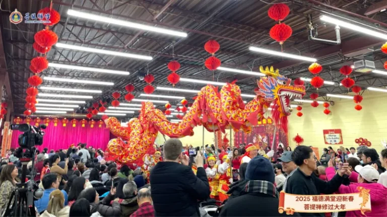 舞龍團在活動中展現出色的技藝,龍身蜿蜒而行,象徵著驅邪避禍,吸引了眾多觀眾的目光