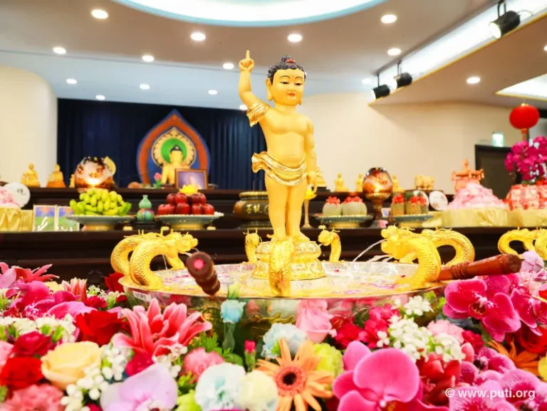The serene presence of the Prince Buddha statue inspires inner calm.